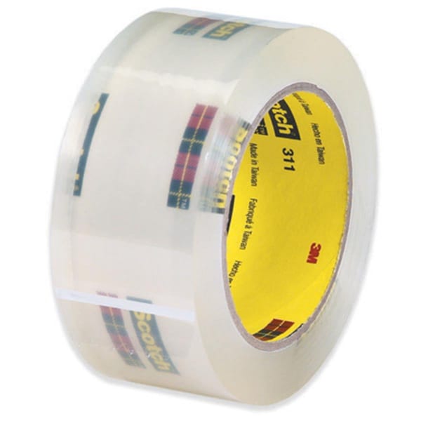 Swivel 2 in. x 110 yds. Clear 3M- 311 Carton Sealing Tape - Clear - 2 in. x 110 yds. SW3361056 - main